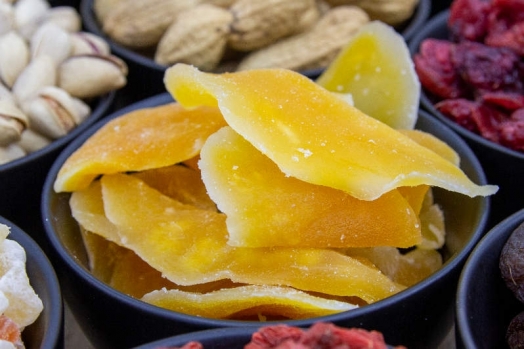 Lamelles de mangue séchées (100 g)