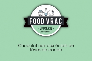 Tablette de chocolat noir aux éclats de fèves de cacao - Food Vrac - Albi
