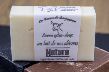 Savon au lait de chèvre - Nature - 100 gr