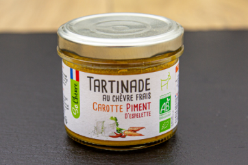 Tartinade au chèvre frais Carotte piment d'Espelette Bio (90gr) - So Chèvre