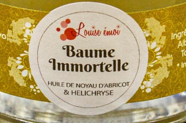 Baume Immortelle – Huile de Noyau d’Abricot et Immortelle Bio (30ml) - Louise Emoi
