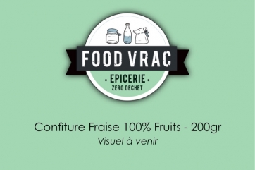 Confiture Fraise 100% Fruits - 200gr